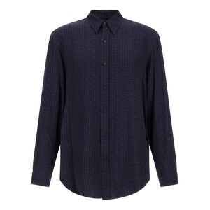 Balmain Men's Jacquard Monogram Shirt